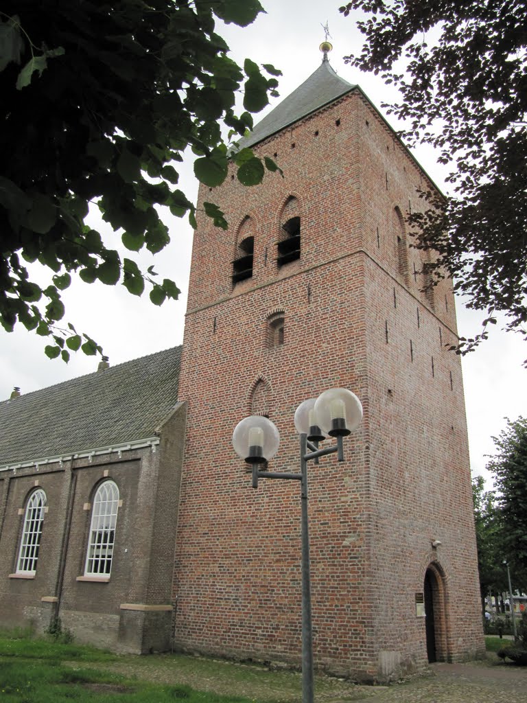 Nederlands Hervormde Willibrordkerk or Dorpskerk (Reformed church) by Willem Nabuurs