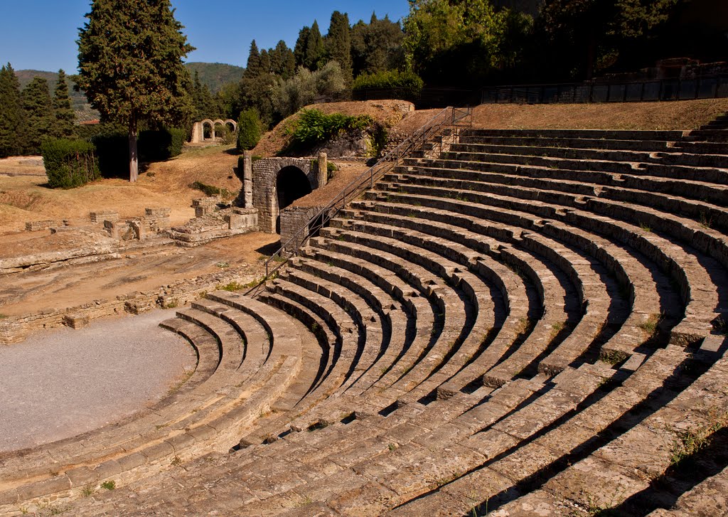 Ancient Roman Theater in Fiesole by Fallingwater