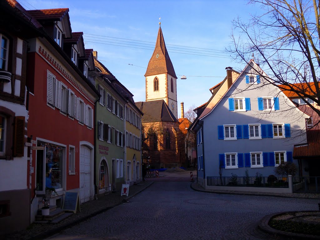 Endinden, Stadtdetail 2. by Alfred Schneider