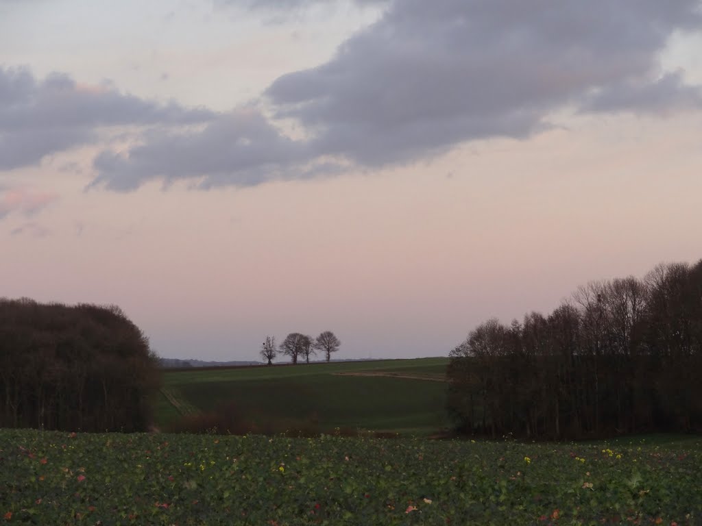 Le soir tombe sur Les Avins by Papymaj