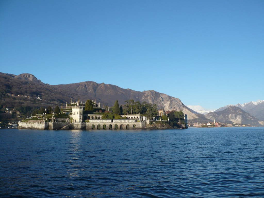 Isola bella panorama by fulvio lazzaro