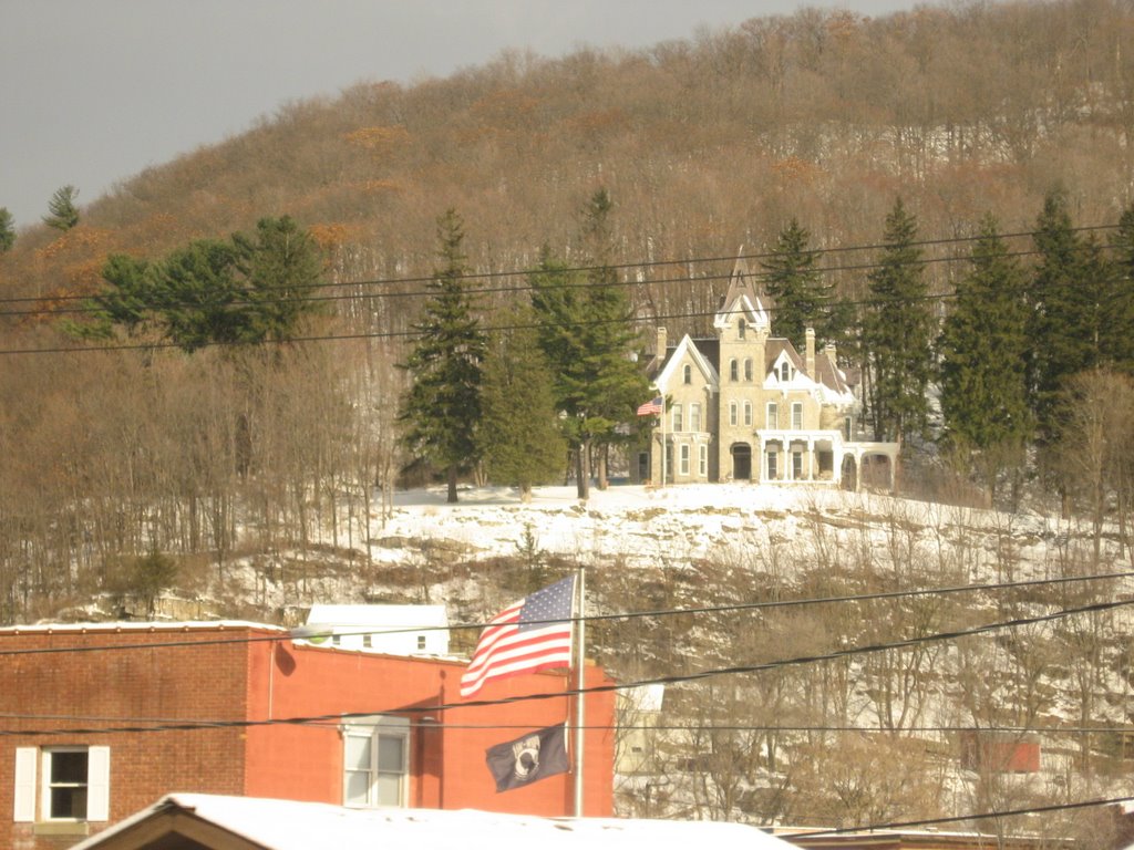 Skene Mansion from Amtrak by Chris Sanfino