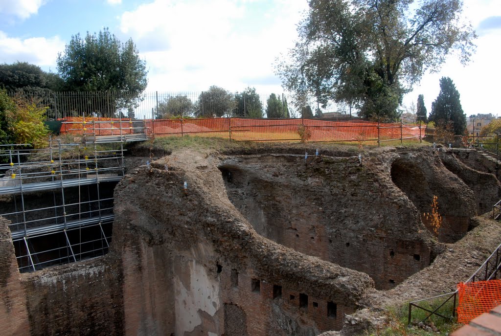 Ruins near Domus Aurea by Amanda Wood