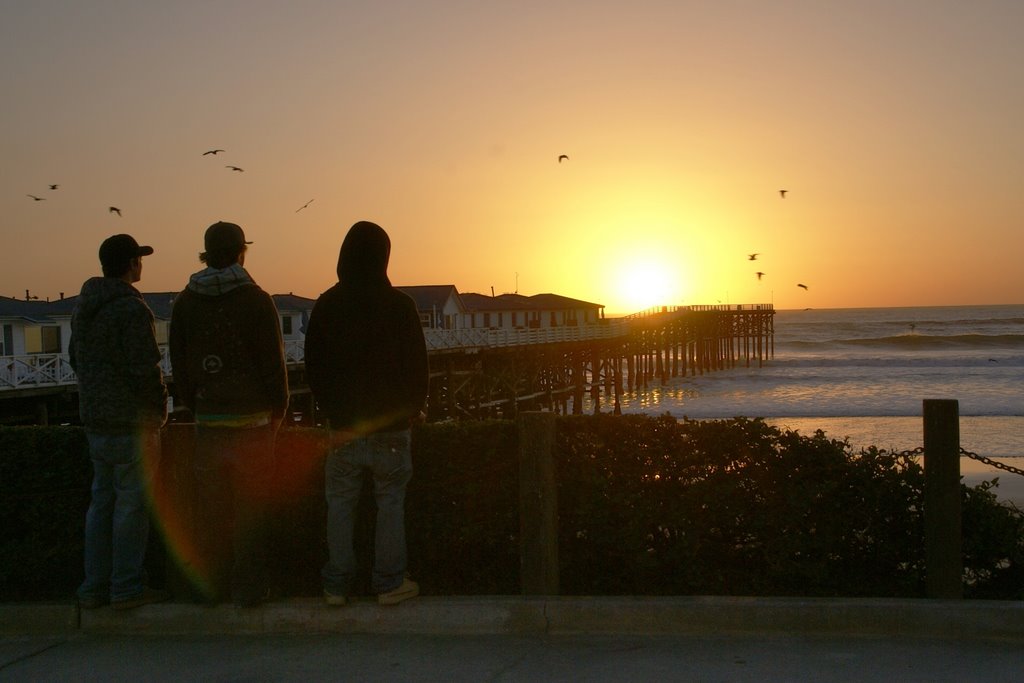 Sunset at Pacific Beach by Shinnosuke