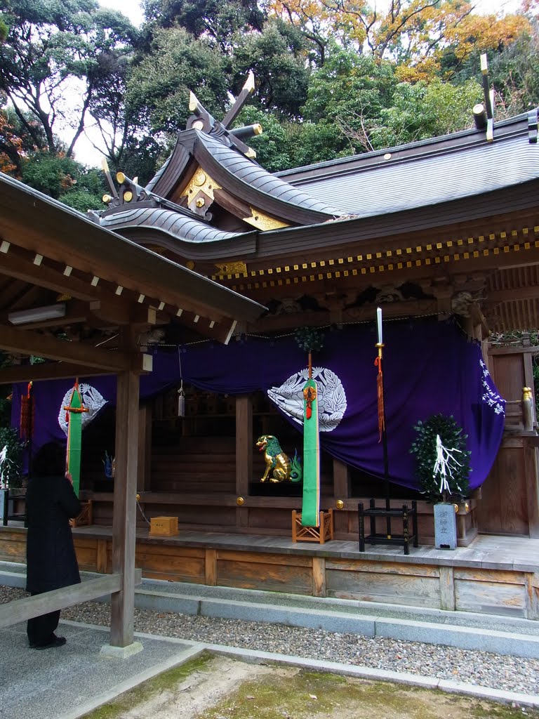 美具久留御魂神社本殿 富田林市宮町3丁目 2012.1.01 by as365n2