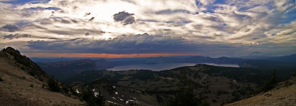 Crater Lake from Mt Scott by Paul A Roberts