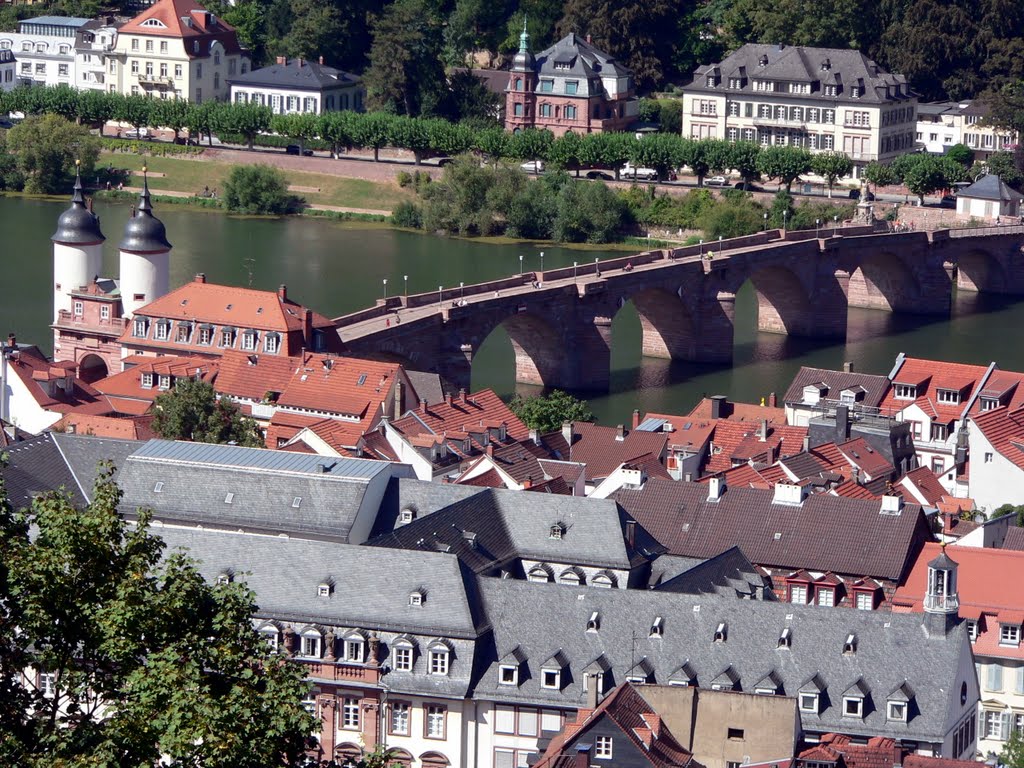 Neckarbrücke by Jürgen Düring