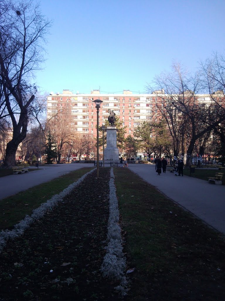 Trg Kralja Aleksandra Ujedinitelja - Square Of King Alexander Unificator by Milan Stojanović-Stoja