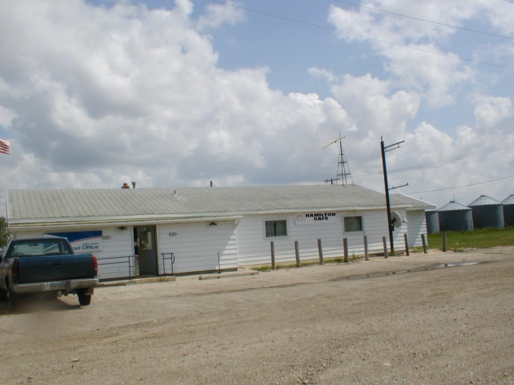 Hamilton post office & cafe, Hamilton, ND by matchboxND