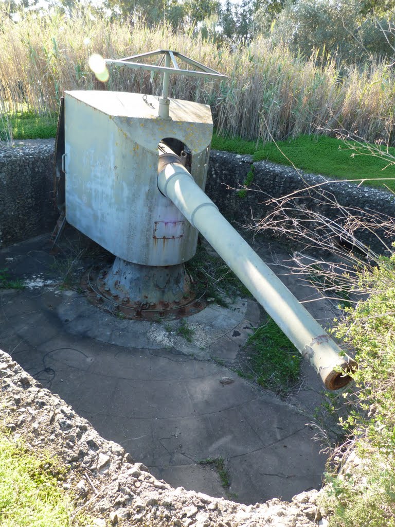 Battery armed with freid krupp canons (gun nr19) by stevenvanValen+hannekeRolloos