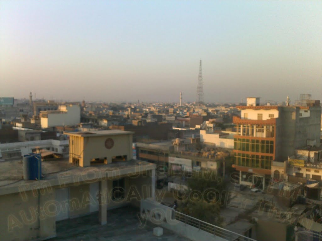 City view from Saleem Center by Talha Barkaat