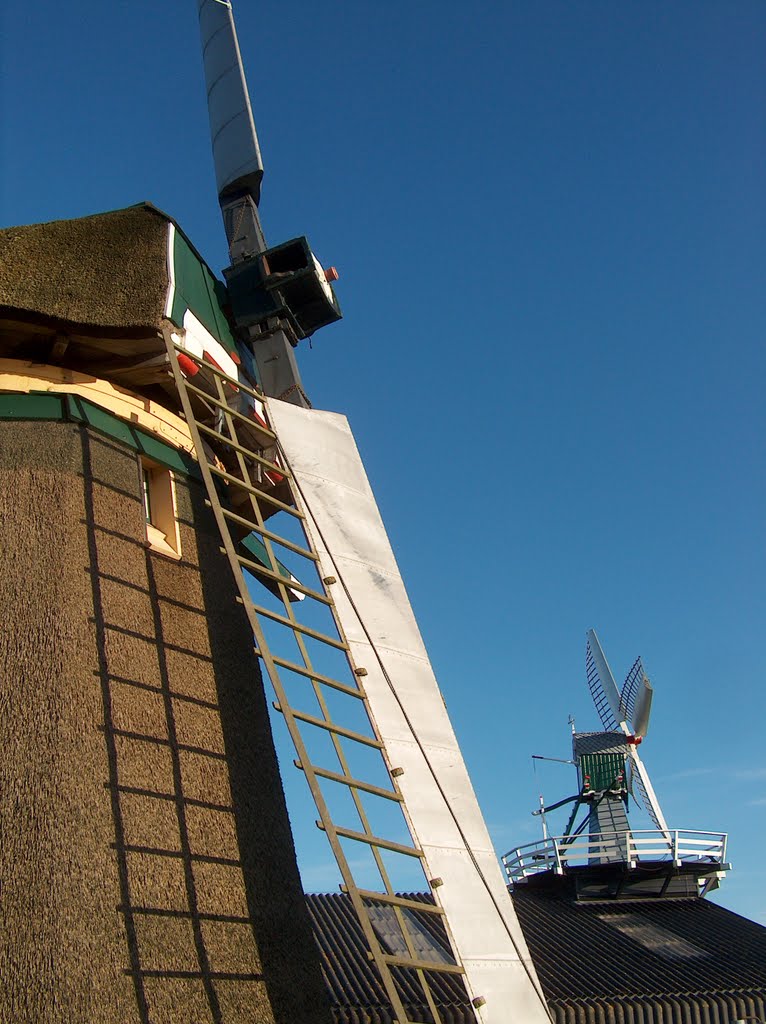 Meerburgermolen, wachtend op zn nieuwe plaats by juliusdekeuning