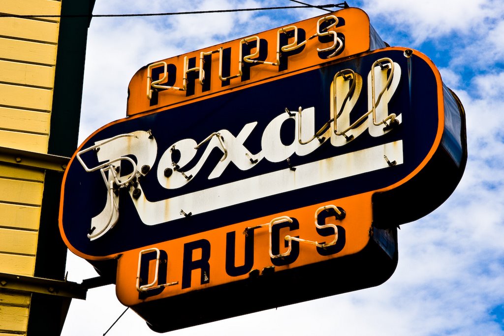 Old Drugstore Sign by Senex Prime