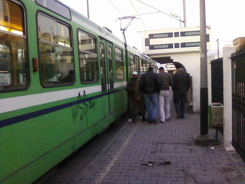 Metro léger de tunis station bouchoucha bardo tunis tunisie by chaiebtaoufik