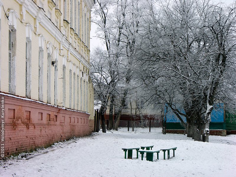 Школа № 5. Зима. Кролевець * Krolevets. Winter. School No 5 by Volodymyr Kurylenko