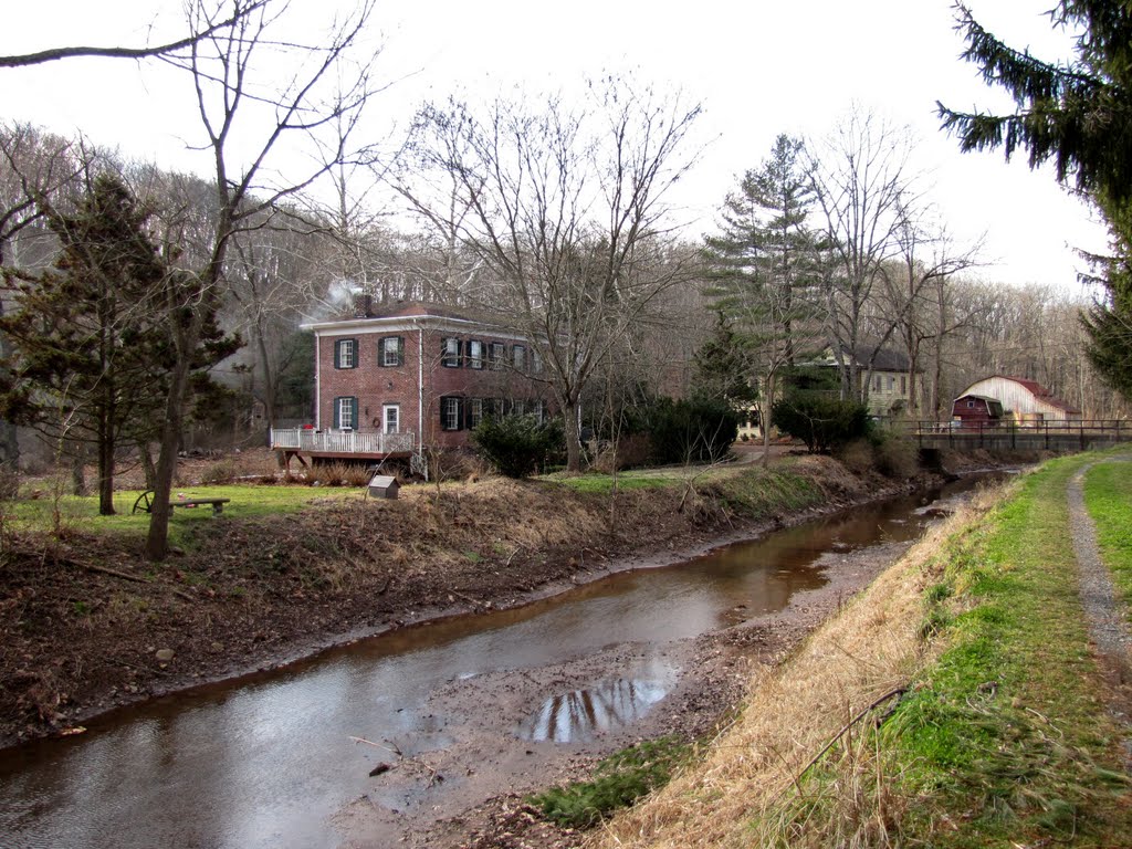 Delaware Canal Westward by Chris Sanfino