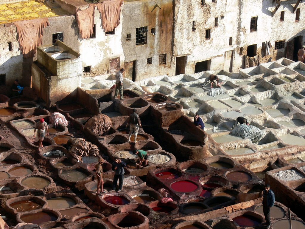 FES (Morocco)-Barrio de los curtidores. by Carlos Sieiro del Ni…