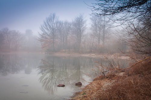 Foggy day at Spot Pond by vova_zi