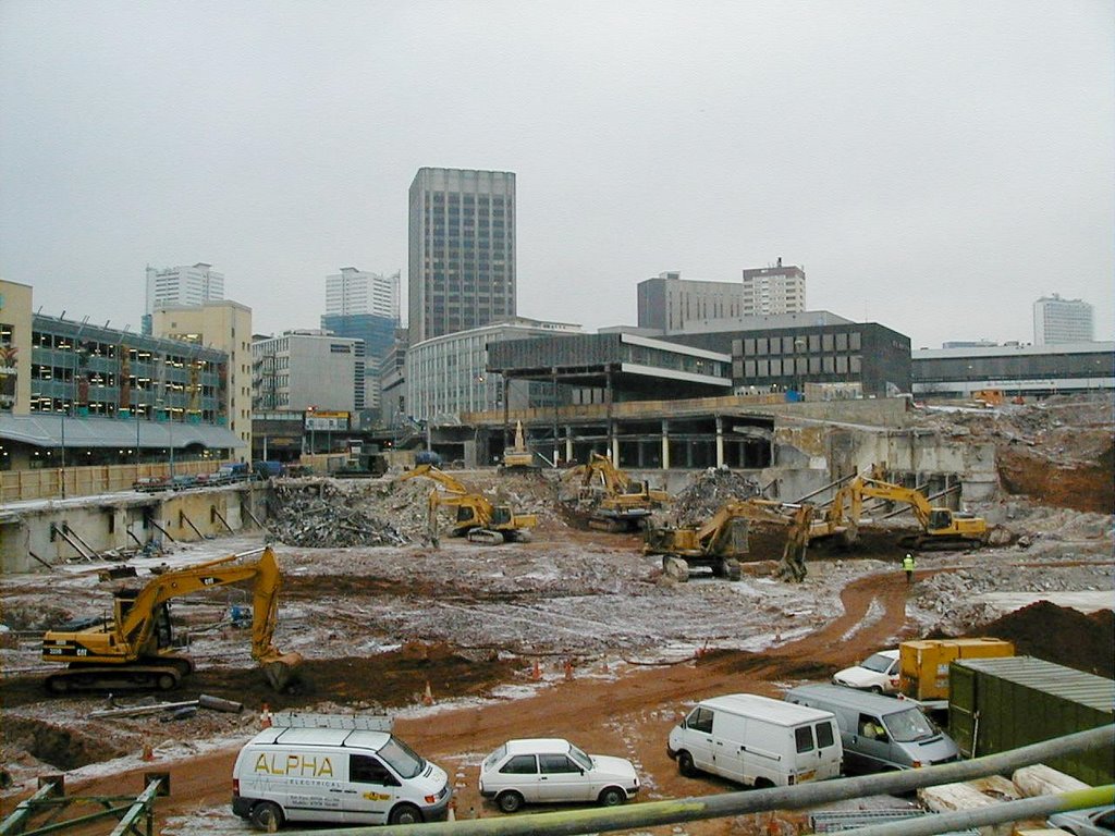 Smallbrook Queensway in 2000 by John Winterbottom