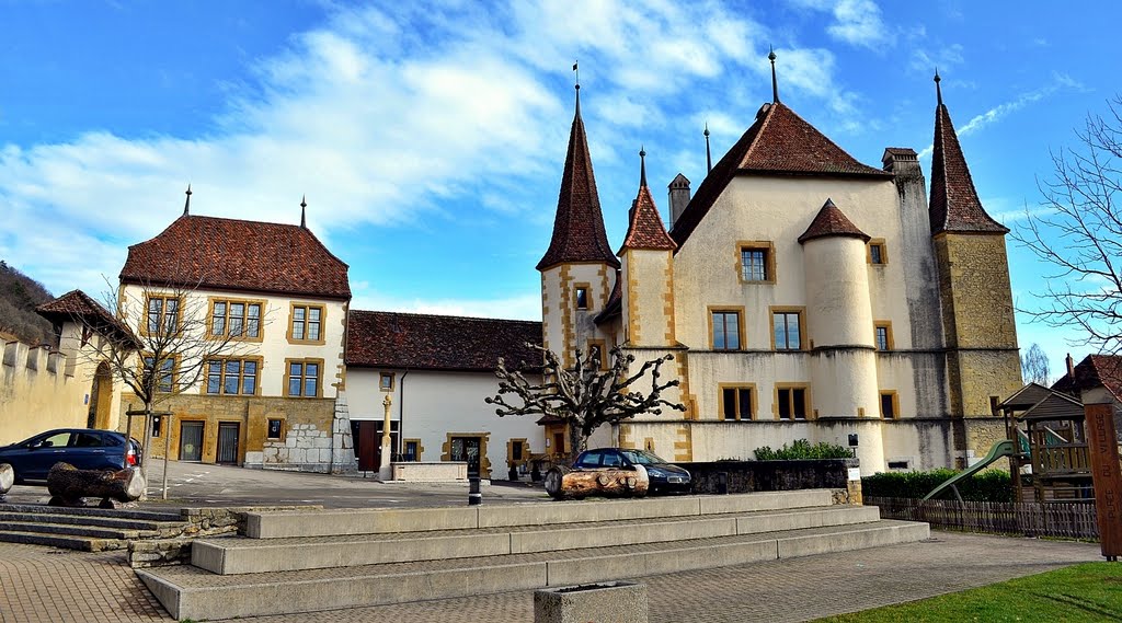 Cressier, Schloss Jakob Vallier, erbaut 1610 (V) by Wilhelm Tell