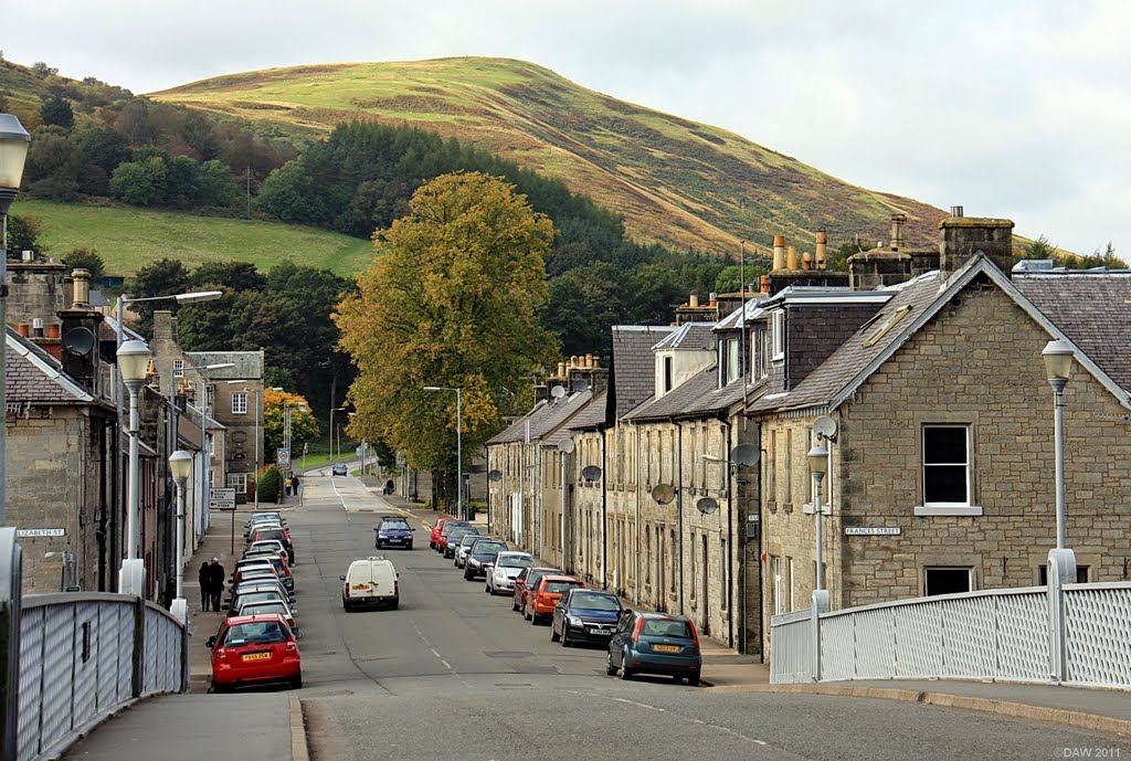 Looking along Thomas Telford Road, Langholm by donaldw