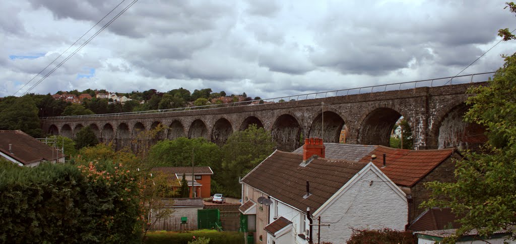 Hengoed Viaduct 9 June 2011, Near Caerphilly by LindaJenkins