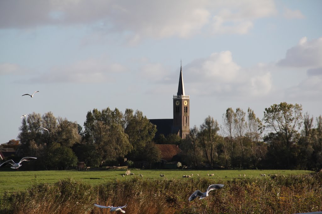 Tower of "big church" Schermerhorn, Netherlands by C.A.M. Bien (© CBP fotografie)