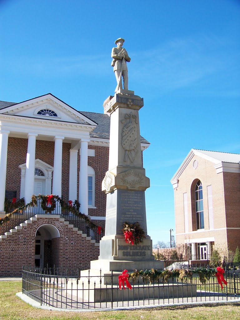 Lancaster County Confederate Soldier Monument by herdintheupstate