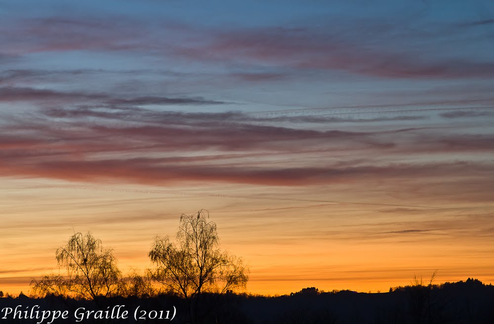 Allassac (Corrèze) - Coucher de soleil by Philippe GRAILLE