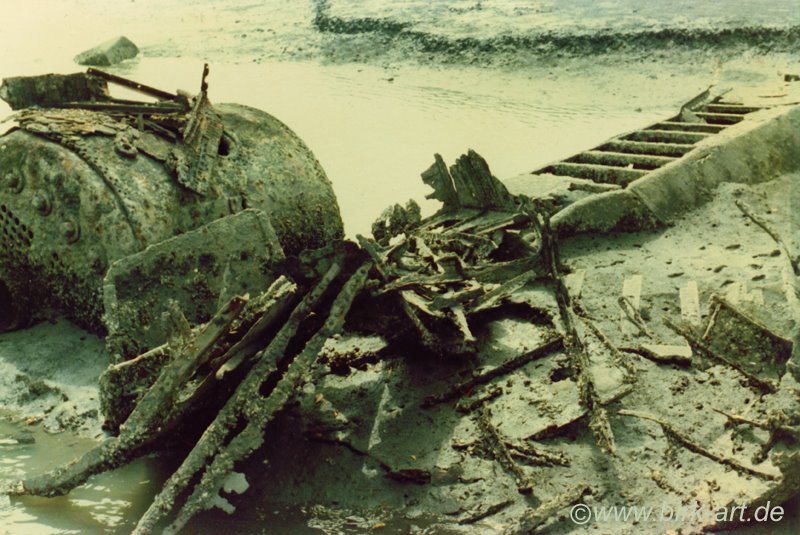 Totally wrecked series No. 3, Bonthe harbor, Sierra Leone by bastian birk