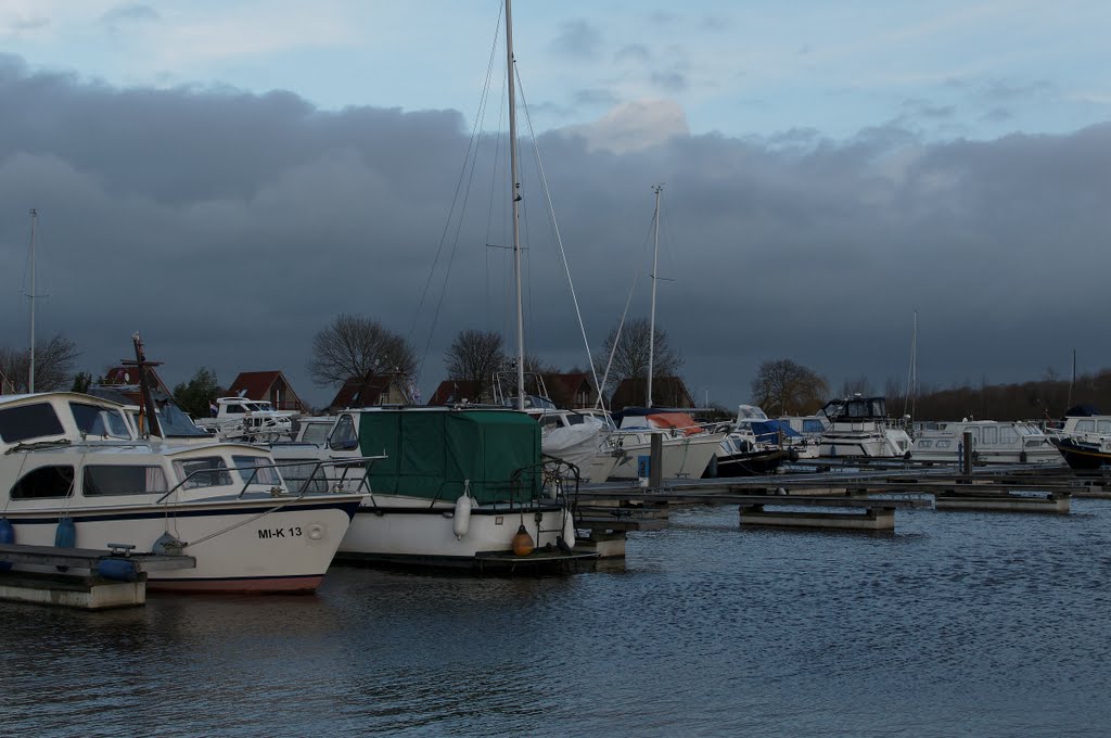 Flooded harbour by Reinhard Kerkeling