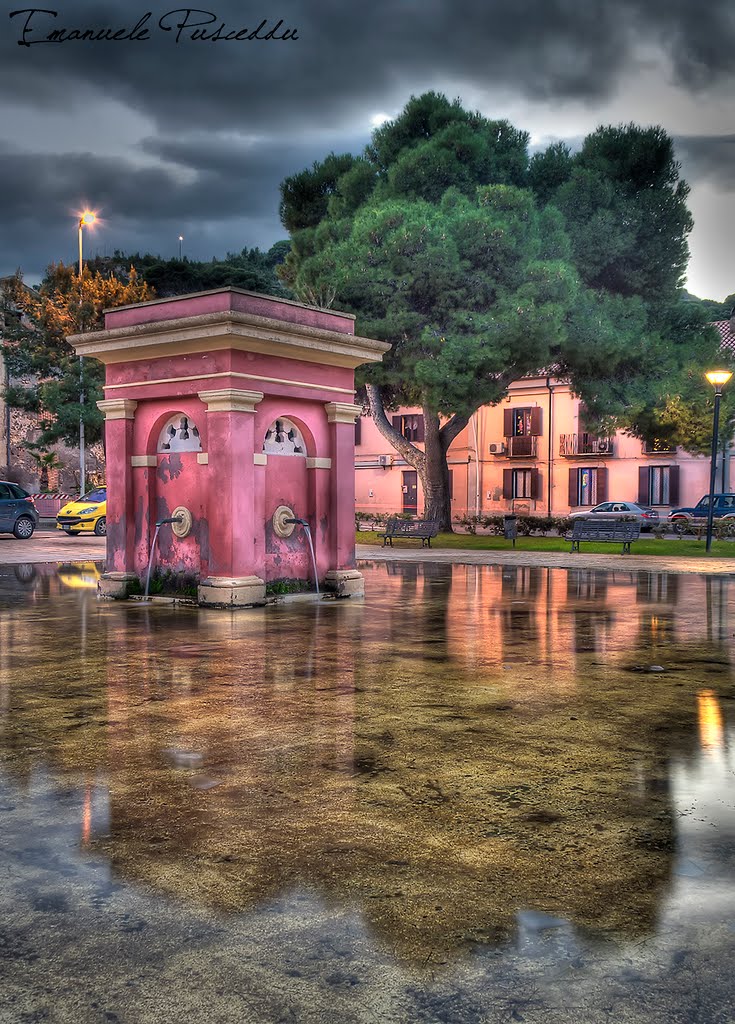 Piazza San Bartolomeo-Fontana + Albero by Emanuele Pusceddu (PH)