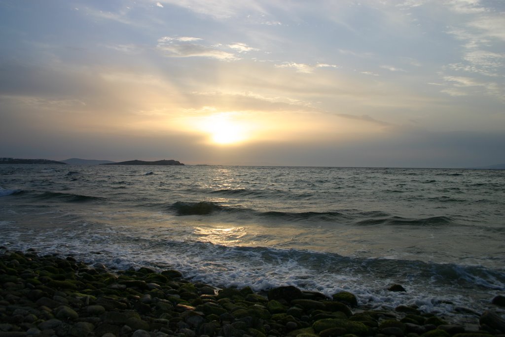 Sunset along the shore by joytriglia