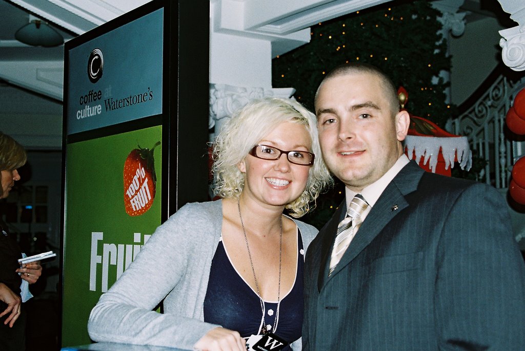 Laura and Ian, Waterstone's, Swansea - 2007 by Geoff Francis