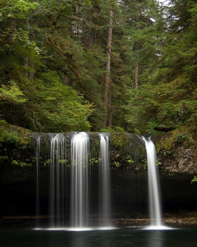 Upper Butte Creek Falls by Aaron Nuffer