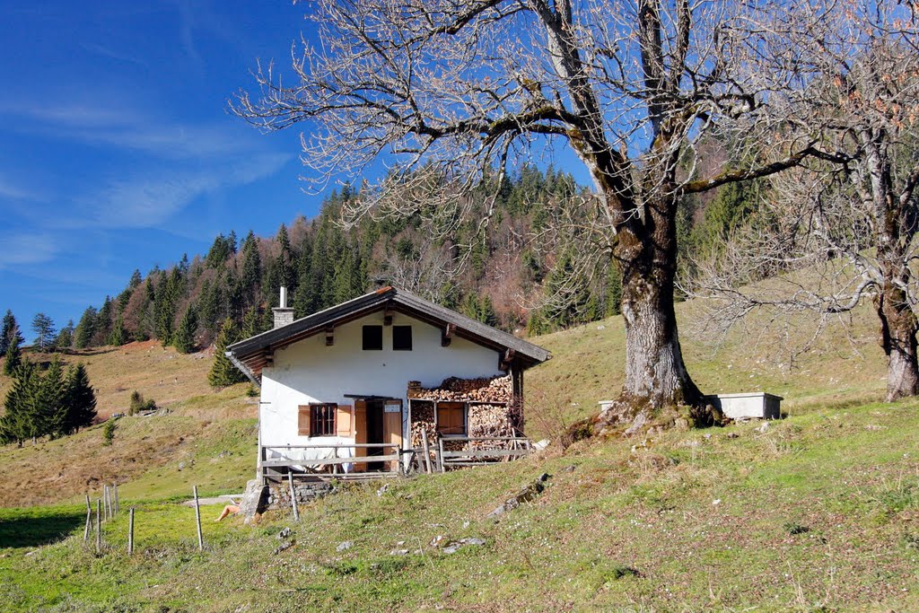 Almhütte auf dem Weg zum Spitzstein by Herr Sonstiges