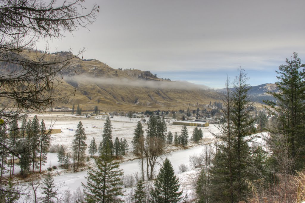 Winter in the Village by John Greaves