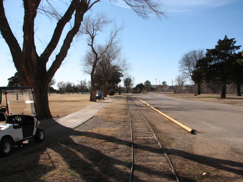 Kingfisher Park Train tracks by robawalker