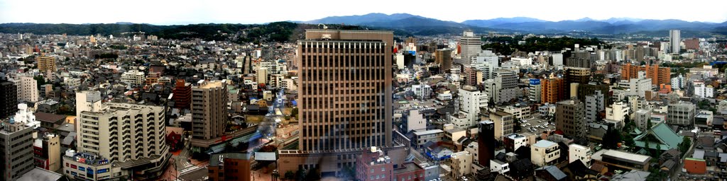 Panorama, Kanazawa, Japan by Marc Latrémouille