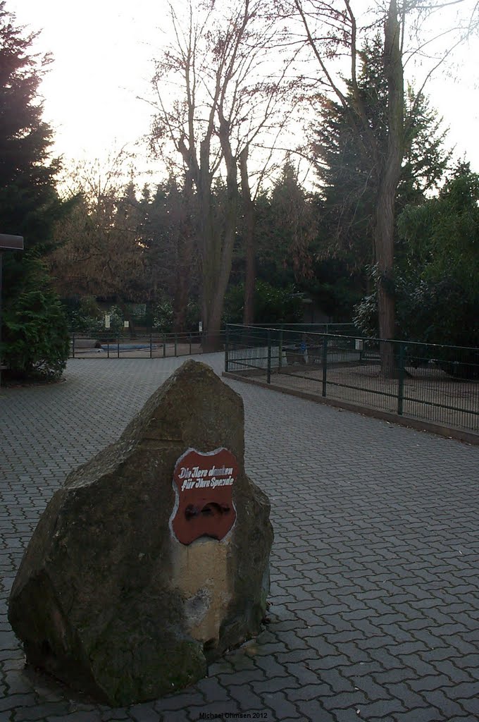 Spendenstein vom Tierpark Birkenheide by Michael Ohmsen