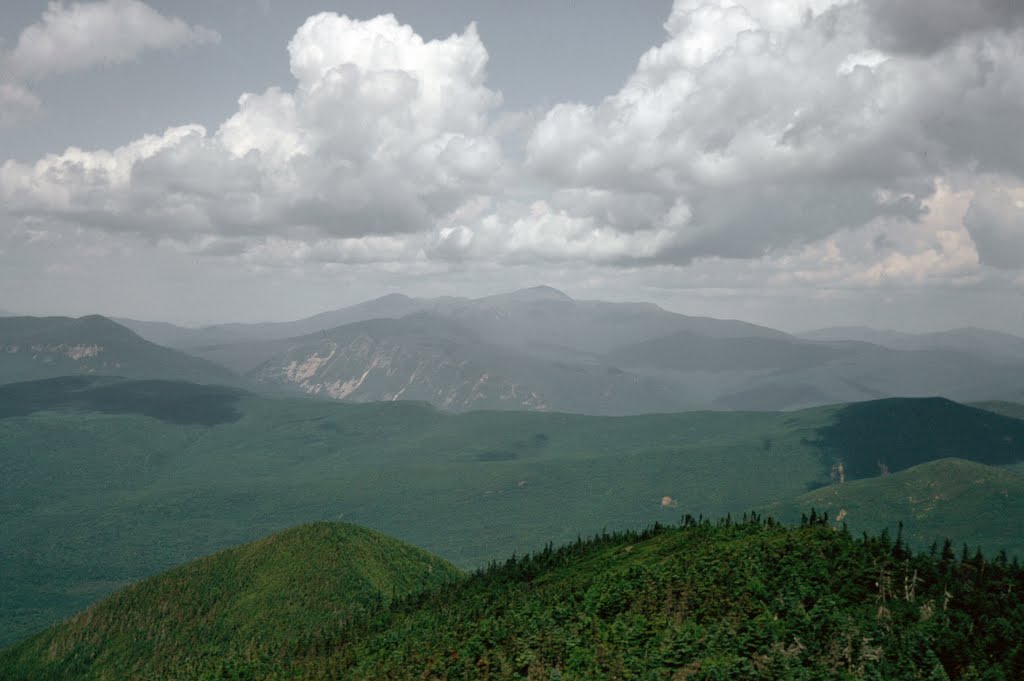 Mt. Carrigain, View of Washington, June 1970 by catemills