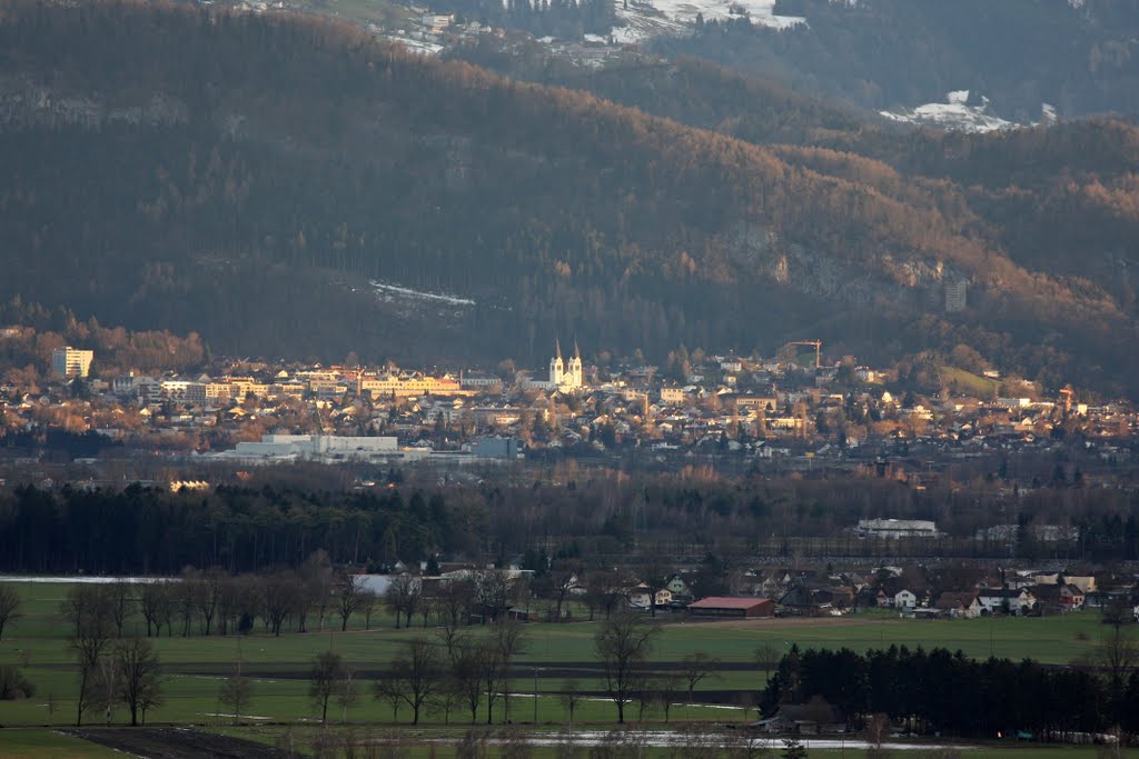 Last sunbeams for Götzis by Kurt Schwendinger  www.bestimage4u.com