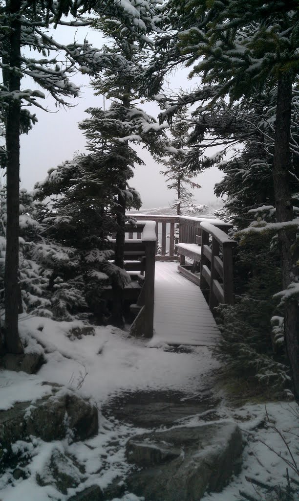 Sentier du Litorale secteur Roché blanc 6 décembre 2011. by crene1976