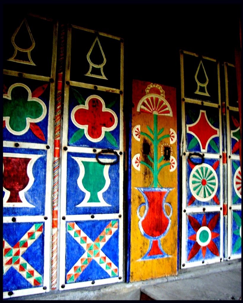 Decoración panera en el Pueblo de Asturias, Gijón. by PAÑEDA