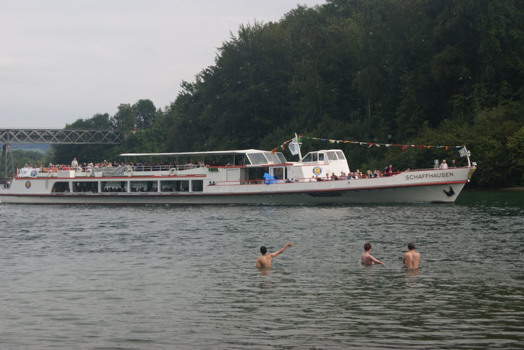 Bathing Hemishofen July 2011 by Russy Leader