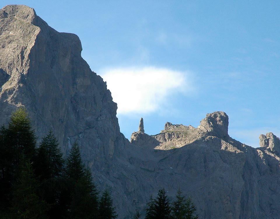 Gusèla del Vescovà vista da forcella la Varéta by aldo de bastiani