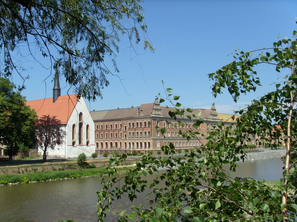 Blick vom Panoramaweg auf Grimma mit Augustinerkirche und Gymnasium St. Augustin by Fotomeister