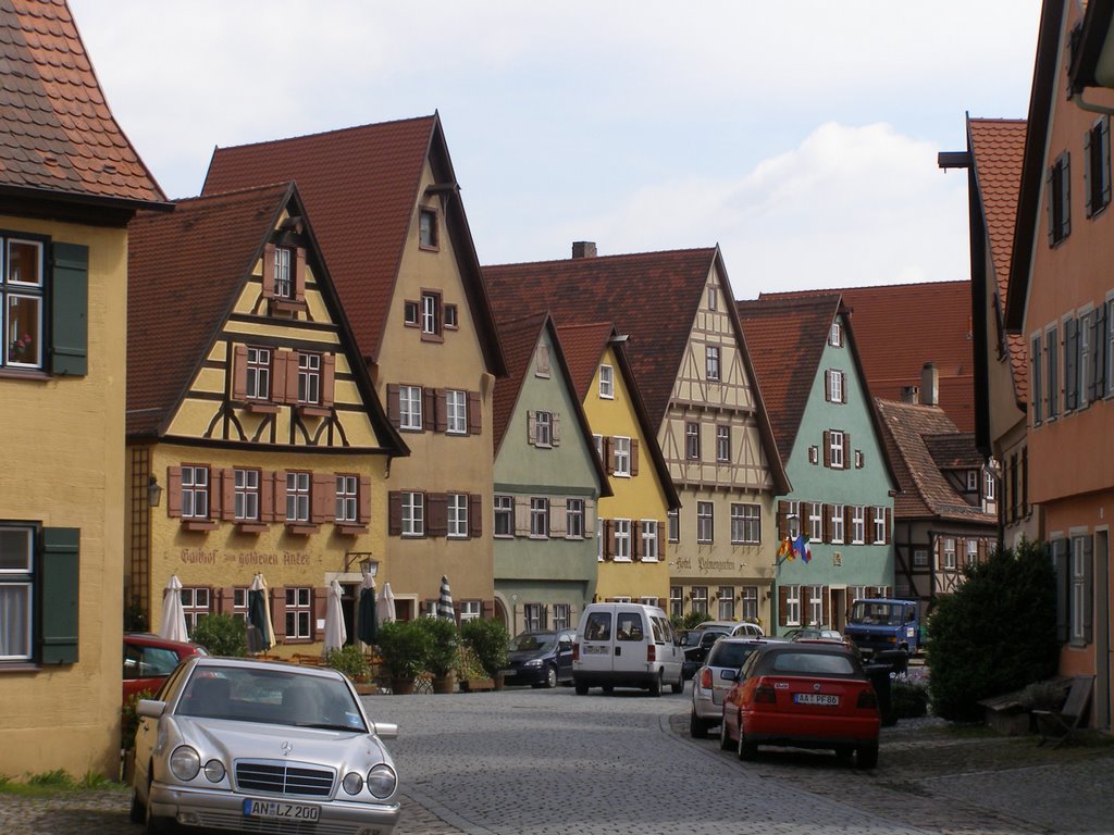 Houses, Dinkelsbuhl by brianlimrick