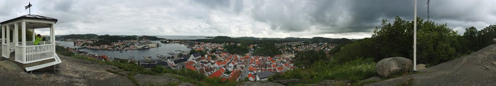 Panoramic View from the "Uranienborg" over Mandal by fridtjof.stein