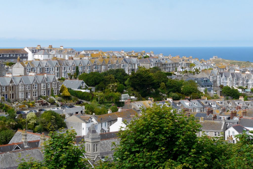 Great view over St Ives - June 2011 by Ines Spannbauer